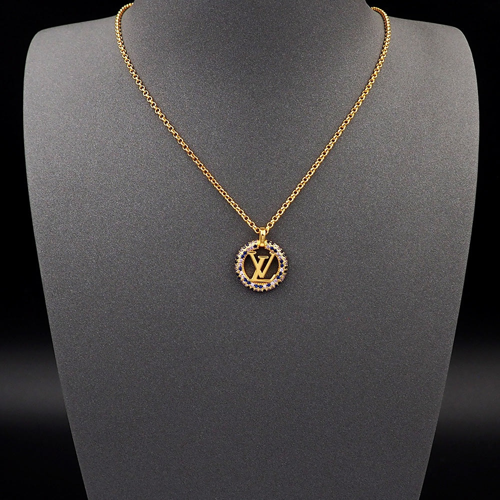 Louis Vuitton Louise By Night 18K Gold Necklace