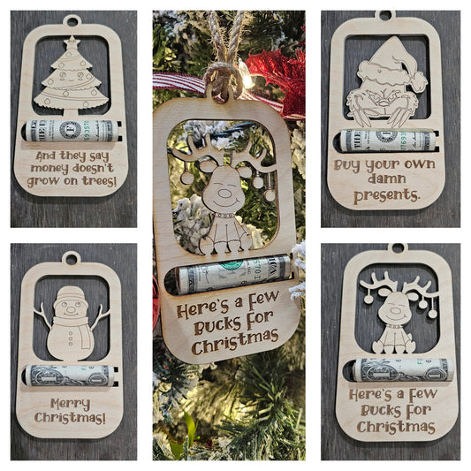 Christmas Cash Ornament- Christmas Tree
